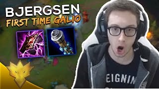 TSM Bjergsen - FIRST TIME AGAINST GALIO - BJERGSEN Stream Highlight & Funny Mome