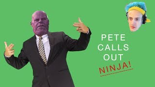 VoiceoverPete calls out Ninja!!!