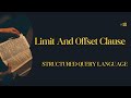 Limit And Offset Clause in SQL