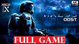 HALO 3 ODST Gameplay Walkthrough FULL GAME [4K 60FPS XBOX SERIES X] - No Commentary