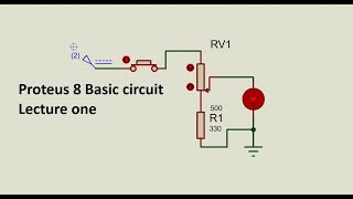 proteus 8 basic circuit