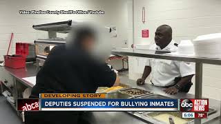 Pinellas Co. detention deputies suspended for hazing inmates