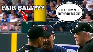Ump thinks manager wants to be ejected so he ejects him, a breakdown