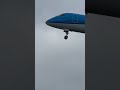 KLM Cityhopper Embraer E190 [PH-EZY] landing at London Heathrow airport