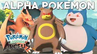How To Catch Alpha Pokemon EASY in Pokemon Legends Arceus (Tips and Tricks)