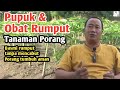 Pupuk Dan Obat Rumput Tanaman Porang