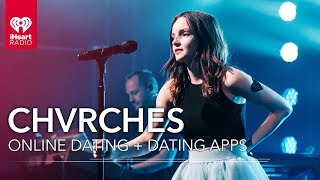 CHVRCHES Talk Online Dating And Dating Apps | iHeartRadio Album Release Party