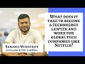 What does it take to become a technology lawyer and work for global tech companies like Netflix?