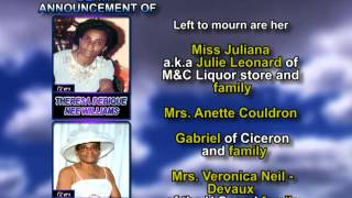 Theresa Debique Nee Williams long