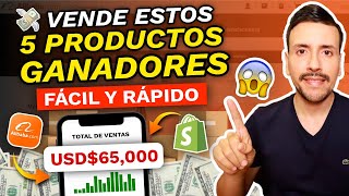 5 PRODUCTOS GANADORES para VENDER FACIL y ganar MUCHO DINERO 2025