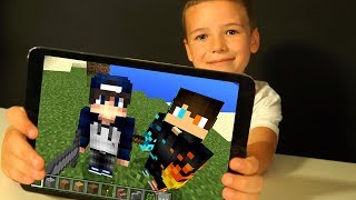 Майнкрафт с ПАПОЙ 🆘👬 с ВЕБКОЙ - НУБик Выживание в Minecraft PE с Родителями - КокаПлей