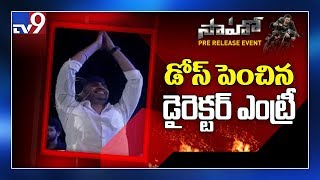 Director Sujeeth entry at Saaho Pre Release Event - TV9