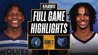 #7 TIMBERWOLVES at #2 GRIZZLIES | FULL GAME HIGHLIGHTS | April 19, 2022