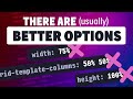 The problem with percentages in CSS