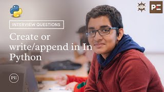 Python Interview Question | Create or write/append in In Python | Perfect eLearning