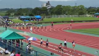 第6回　小郡サマー陸上　中学男子100ｍ　フミヤ