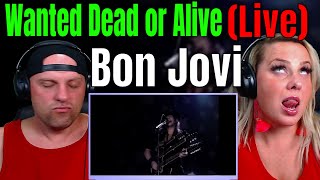 Reaction To Bon Jovi - Wanted Dead or Alive (Live Moscow) THE WOLF HUNTERZ REACTIONS