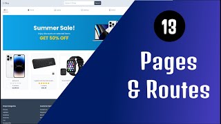 Next13 Fullstack E-Commerce ๐ - 13 Creating Pages and Routes | React.js & Typescript ๐ฅ
