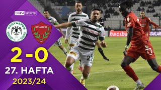 Tümosan Konyaspor (2-0) Atakaş Hatayspor | 27. Hafta - Trendyol Süper Lig 2023/2024