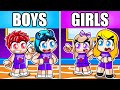 BOYS vs GIRLS Roblox Basketball!