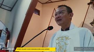 NYANYI SALVE REGINA/ SALAM YA RATU BERSAMA ROMO AGUS GUNADI, firman hari ini