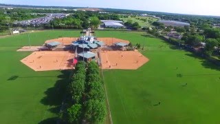 An Aerial View of Softball World in Euless TX