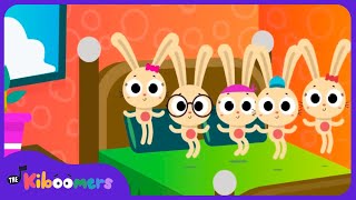 Five Little Bunnies Jumping on the Bed - THE KIBOOMERS Preschool Easter Songs