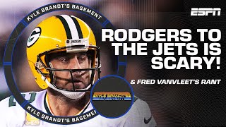 Does anyone realize how much better Aaron Rodgers would make the Jets? | Kyle Brandt's Basement