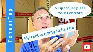 5 Tips on How to Tell Landlord Rent Will Be Late 2021