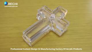 RECHI Design \u0026 Manufacture Clear Acrylic Cross