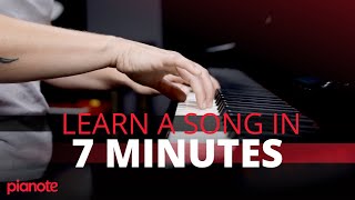 Play Your First Piano Song In 7 Minutes (Or Less)