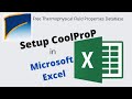 How to Install CoolProp in Microsoft Excel
