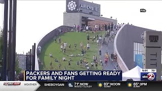 Packers fans prepare for Family Night