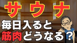 【筋トレ科学】サウナに毎日入ると筋肉はどうなる？？　~正しいサウナの入り方~