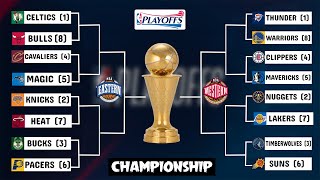 2024 NBA Playoff Bracket Picks & Predictions | After Sunday's game on April 14 |