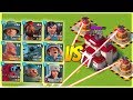 Boom Beach 3 MAX Laser Beams VS EVERY SINGLE Troop! Insane Beam Damage!