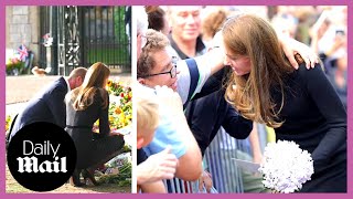 Kate Middleton talks to children about 'very special' Queen | Queen death reaction