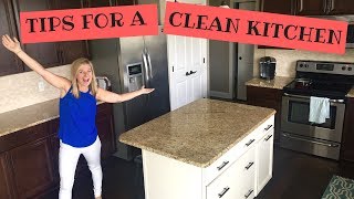 My Tips For A Cleaner Kitchen | How I Keep My KITCHEN CLEAN
