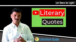 Literary Quotes | Literature Guide