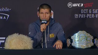UFC 229: Post-fight Press Conference