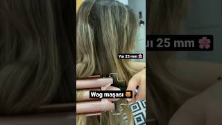 Yuı wag maşası 25 mm🌸 pek tavsiye etmiyorum 😐e#sacmodelleri  #shortvideo  #öneri