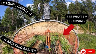 From Barren to Beautiful: Watch My DIY Backyard Garden Transformation pt1 #garden #homestead