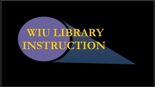 WIU Libraries: Using Google Scholar to Find Database Articles