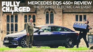The POSHEST electric car ever? Mercedes EQS 450+ review | FULLY CHARGED