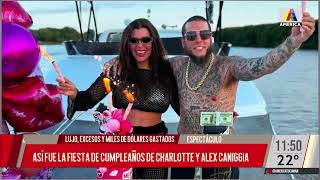 La fiesta de cumpleaños de Charlotte y Alex Caniggia: lujo, excesos y miles de dólares gastados