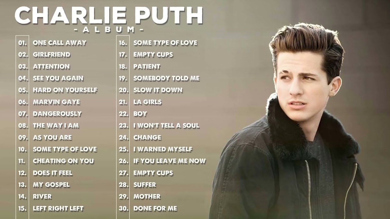 Charlie Puth Playlist 2022 - Best Songs Of Charlie Puth 2022 - YouTube