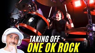 REACTION to ONE OK ROCK - Taking Off (Tomoya's Drum Ver.)