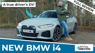 New 2022 BMW i4 electric car review – DrivingElectric