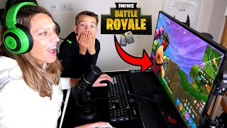 NICO ¡ME ENSEÑA A JUGAR A FORTNITE POR PRIMERA VEZ!