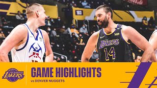 HIGHLIGHTS | Marc Gasol (10 pts, 7 reb, 2 ast) vs Denver Nuggets